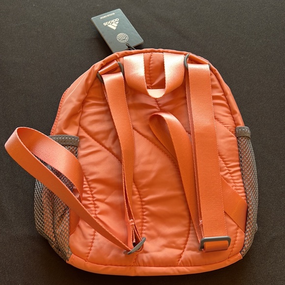 Adidas linear 3 mini backpack wonder clay/silver metallic #5156986 - Picture 11 of 11